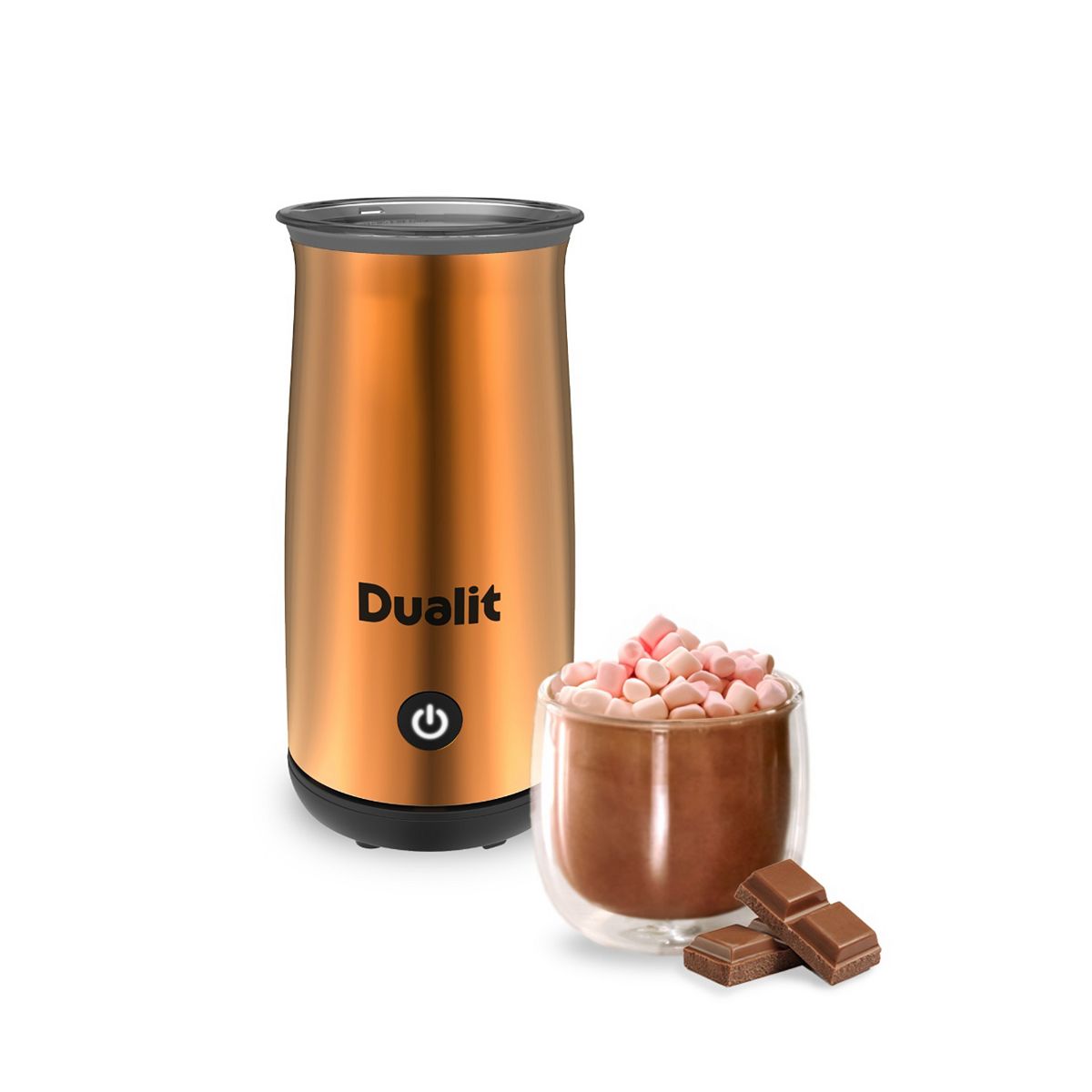 Dualit Milk Frother & Hot Chocolate Maker Copper