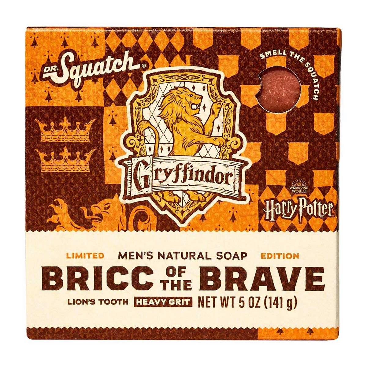 Dr Squatch Dr. Squatch Harry Potter Gryffindor Bricc Of The Brave Natural Soap Bar 141G Multicolor