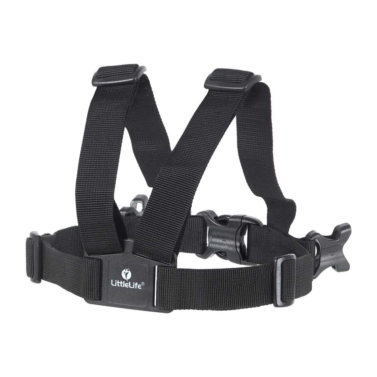 Littlelife Basic Toddler Reins, Black, With Detachable Safety Rein