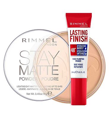 Click to view product details and reviews for Rimmel Silky Beige Powder And Prime Duo.