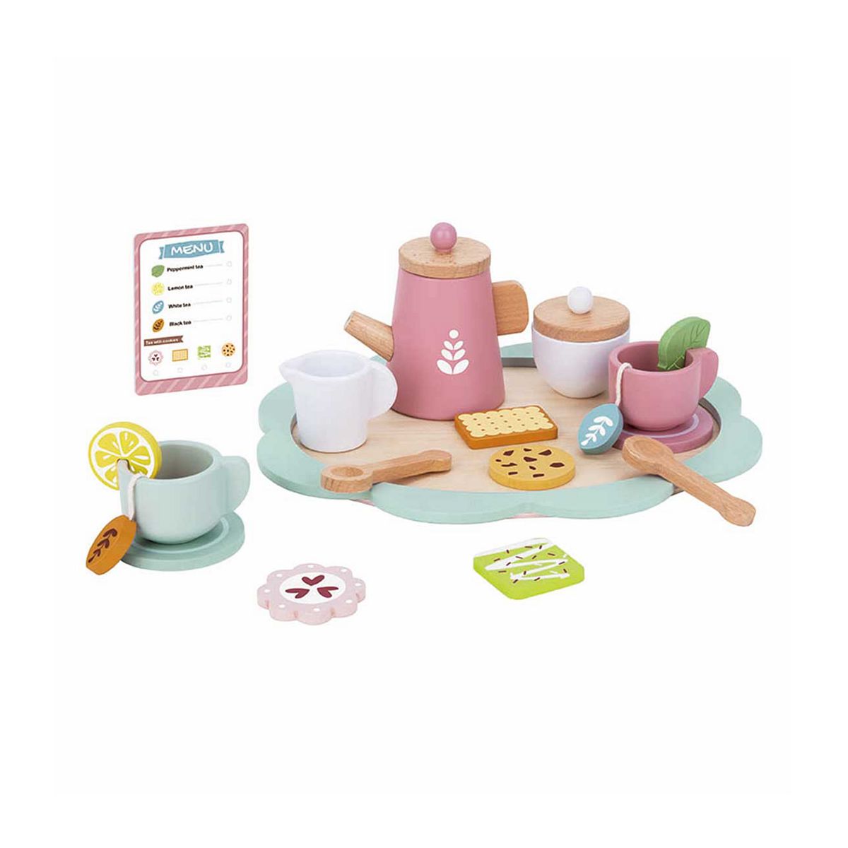 Tooky Toys Tooky Toy Wooden Afternoon Tea Set