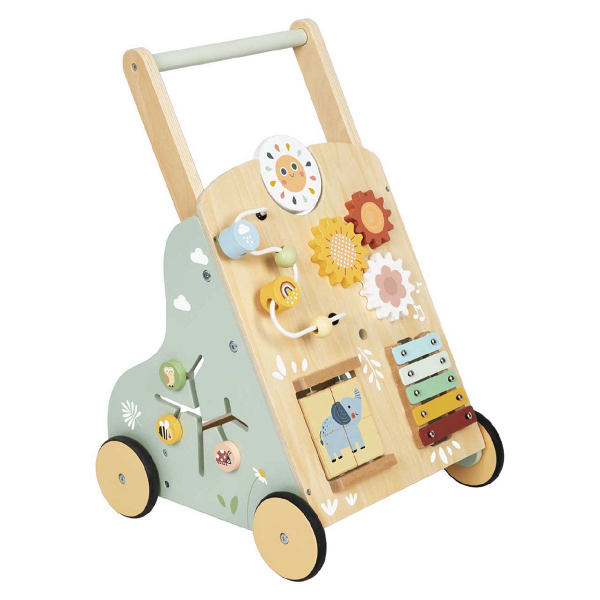 Tooky Toys Wooden Baby Walker
