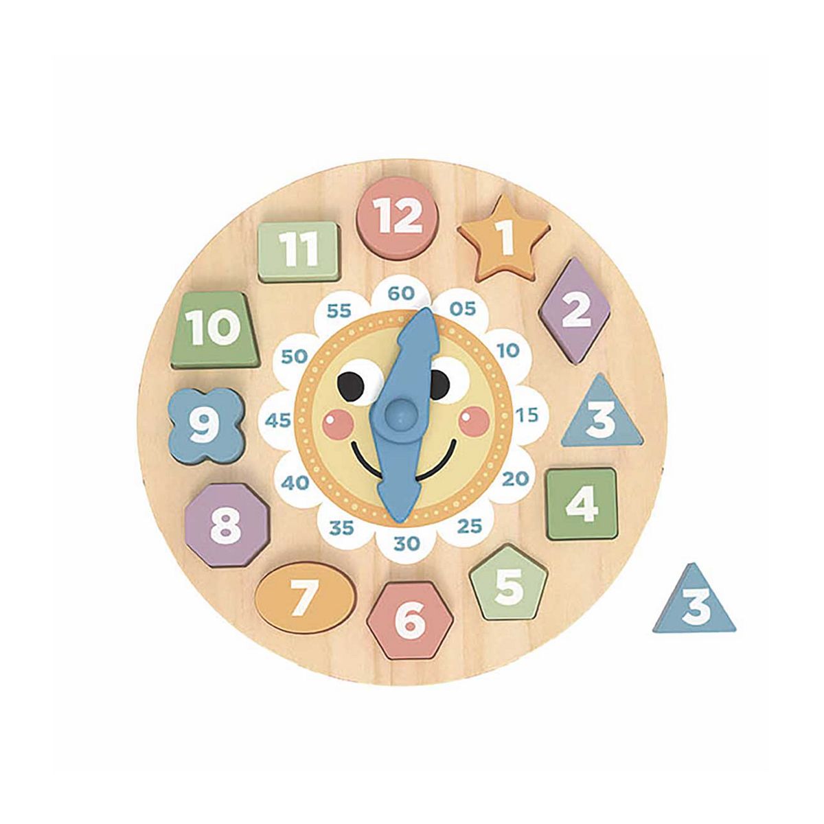 Tooky Toys Tooky Toy Wooden Clock Puzzle - Refresh