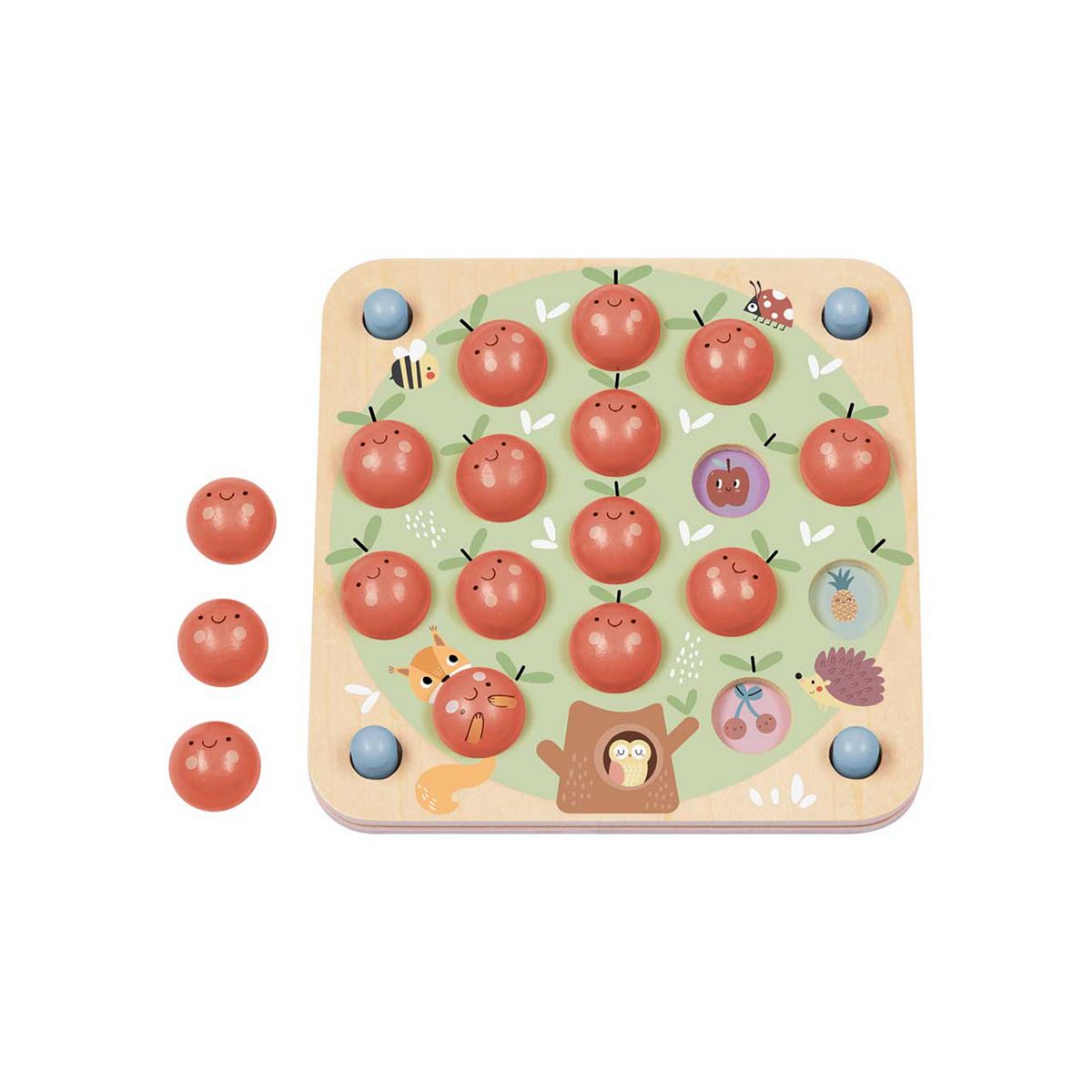 Tooky Toys Tooky Toy Wooden Memory Game - Apple