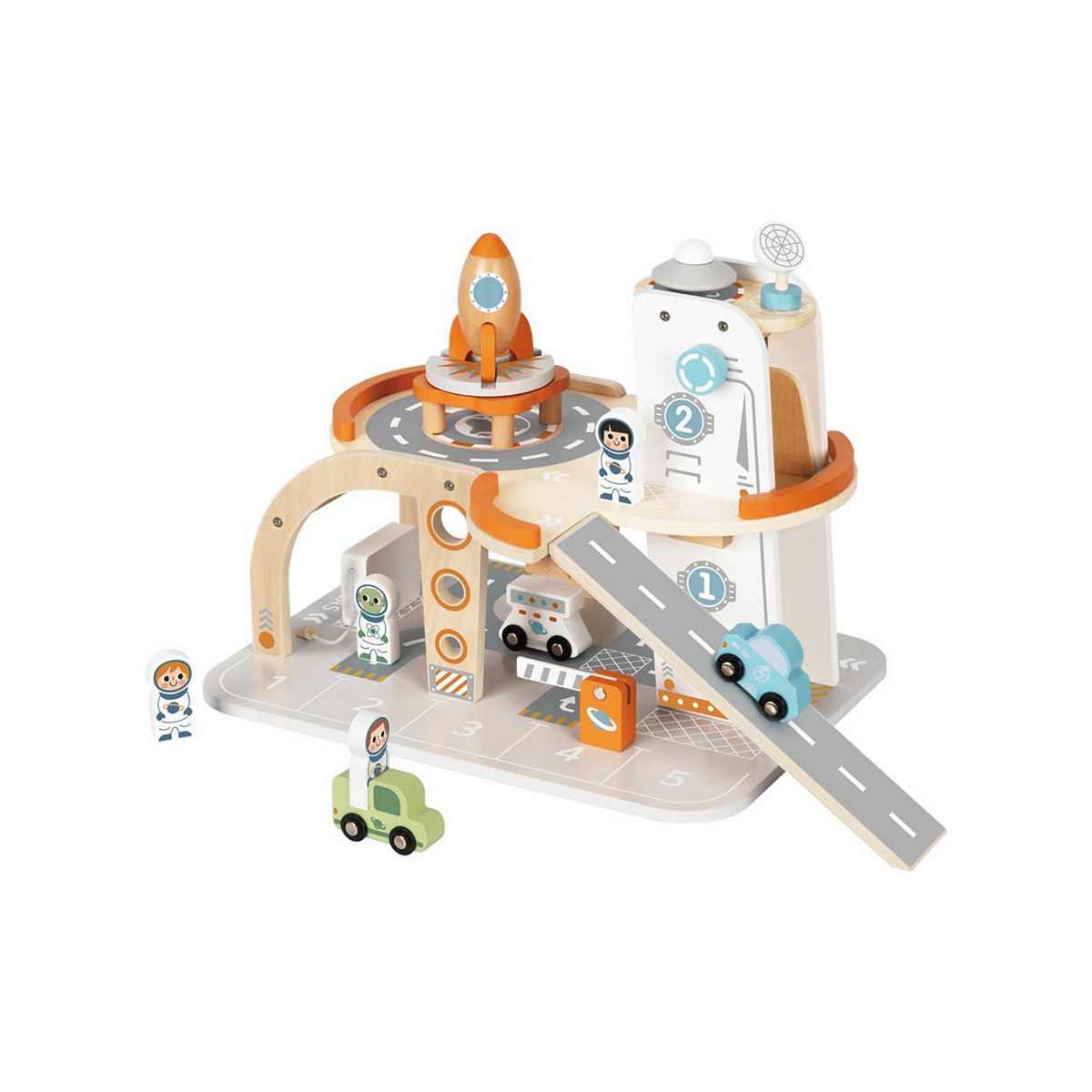 Tooky Toys Tooky Toy Wooden Space Station