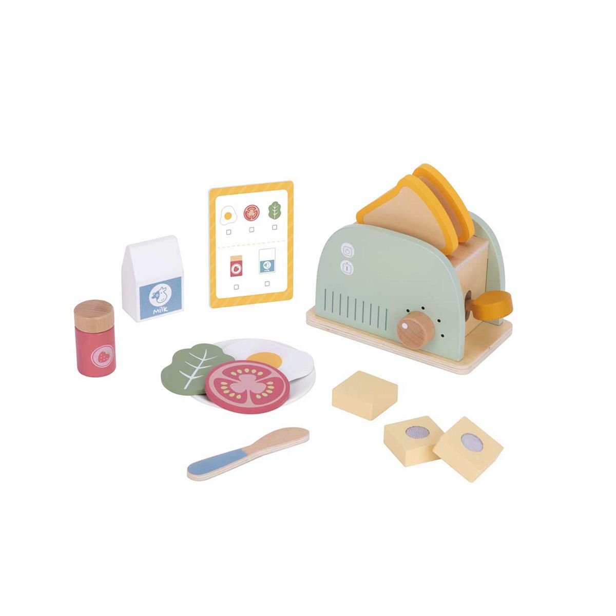 Tooky Toys Tooky Toy Wooden Toaster Set