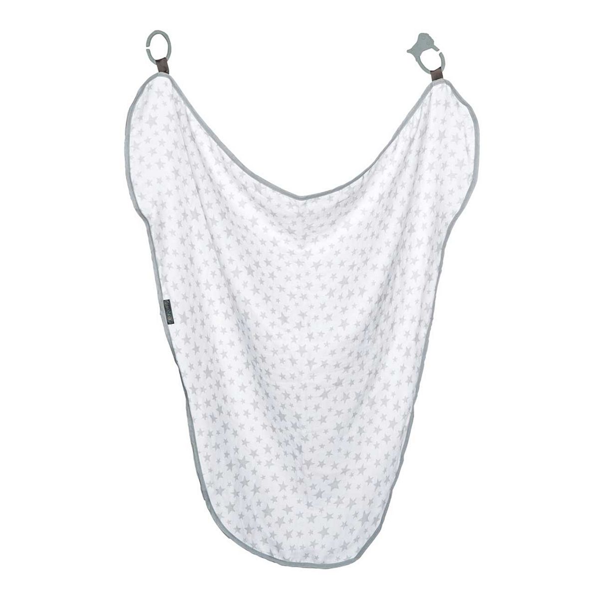 Cheeky Chompers The 6-In-1 Multimuslin - Silver Stars Nursing Cover & More