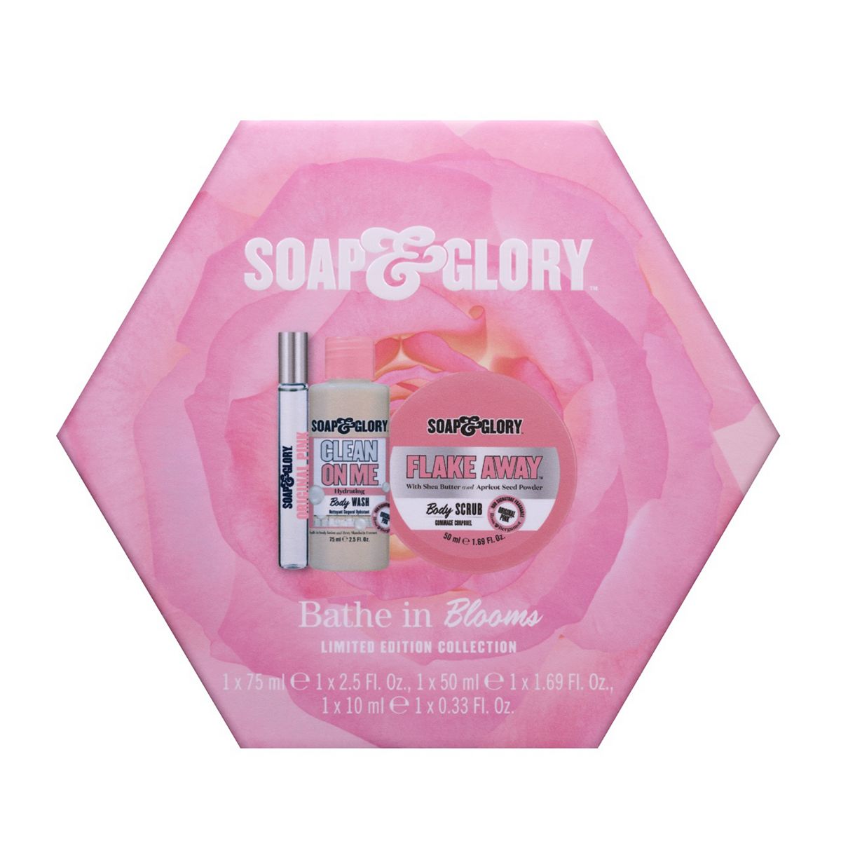 Soap & Glory Bathe In Blooms Original Pink Gift Set