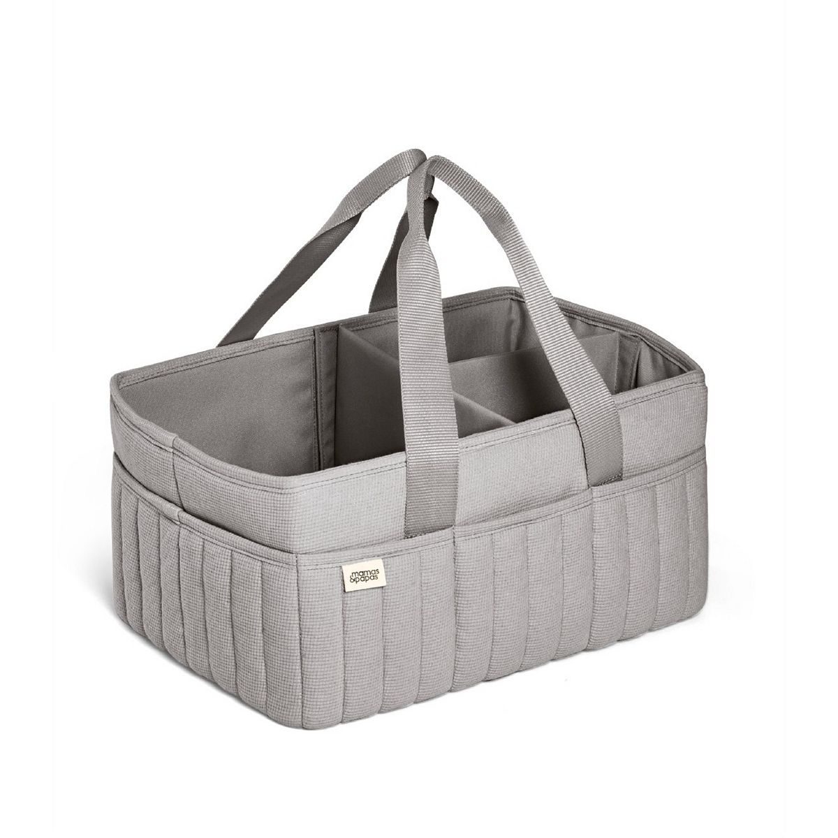 Mamas & Papas Nappy Caddy - Grey Waffle