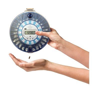 Click to view product details and reviews for Pivotell Advance Automatic Pill Dispenser With 24 Alarms With Transparent Clear Lid Blue Medication Tray.