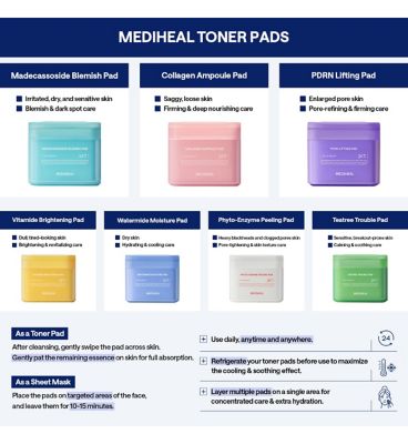 Mediheal Collagen Ampoule Pad (100 Pads) (5)