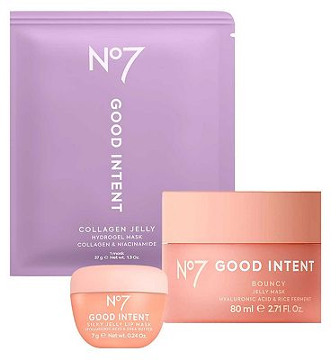Click to view product details and reviews for No7 Good Intent Jelly Mask Trio.