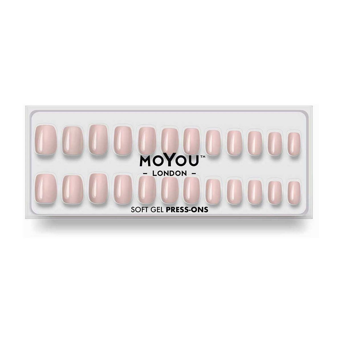 MoYou London Soft Gel Press On Nails Bare Bliss Set