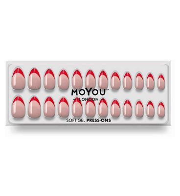 Moyou London Soft Gel Press On Nails Tipsy In Fuchsia Set