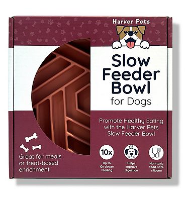 Click to view product details and reviews for Harver Pets Slow Feeder Enrichment Bowl For Dogs Pink.