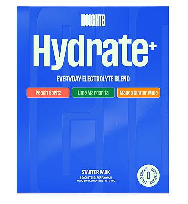Click to view product details and reviews for Heights Hydrate Starter Pack Electrolyte Powder 9 Sachets.