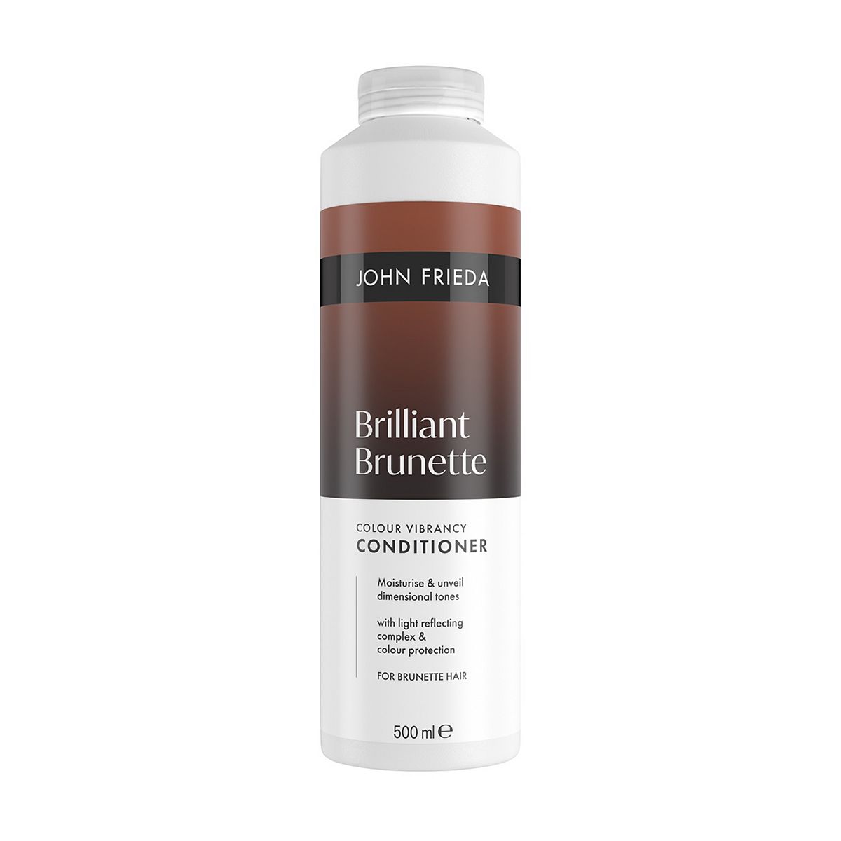 John Frieda Brilliant Brunette Colour Vibrancy Conditioner 500ml