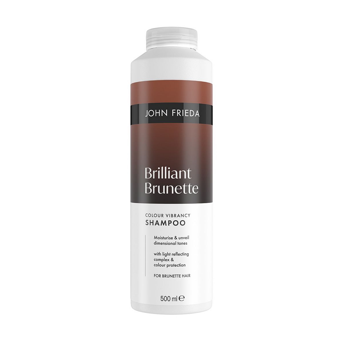 John Frieda Brilliant Brunette Colour Vibrancy Shampoo 500ml