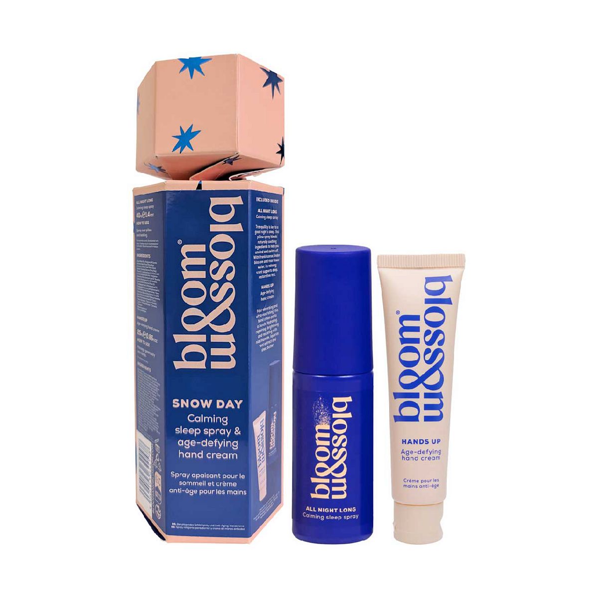 Bloom And Blossom Snow Day Calming Sleep Spray & Age-Defying Hand Cream Cracker
