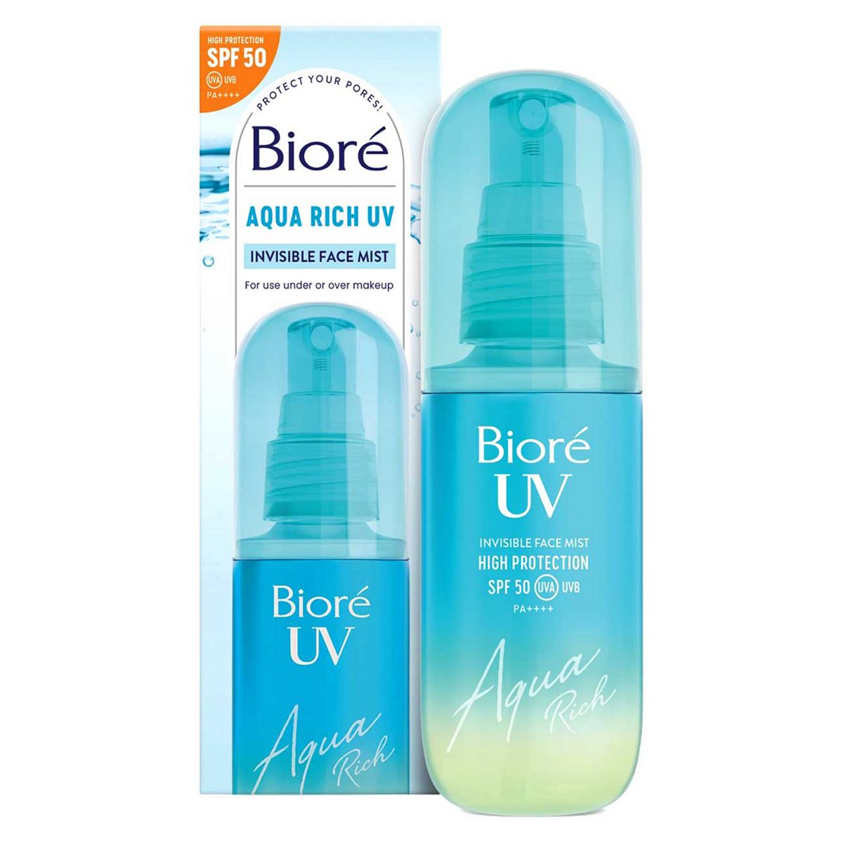 Biore Uv Aqua Rich Face Mist Spf50 60ml