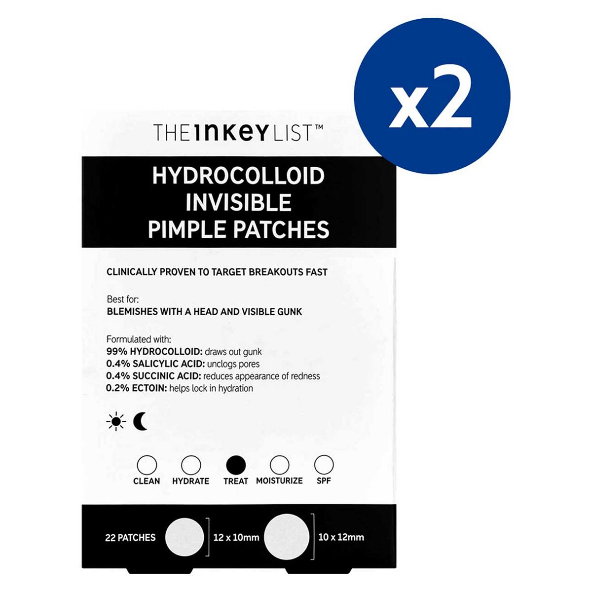 The Inkey List Inkey Hydrocolloid Pimple Patches Bundle