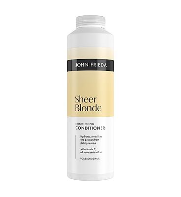 Click to view product details and reviews for John Frieda Sheer Blonde Brightening Conditioner 500ml.