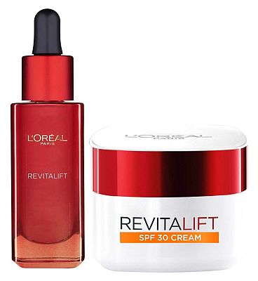 Click to view product details and reviews for Loreal Paris Revitalift Anti Aging Serum Day Cream Spf Duo Anti Wrinkle Serum Hydrating Day Cream With Spf.