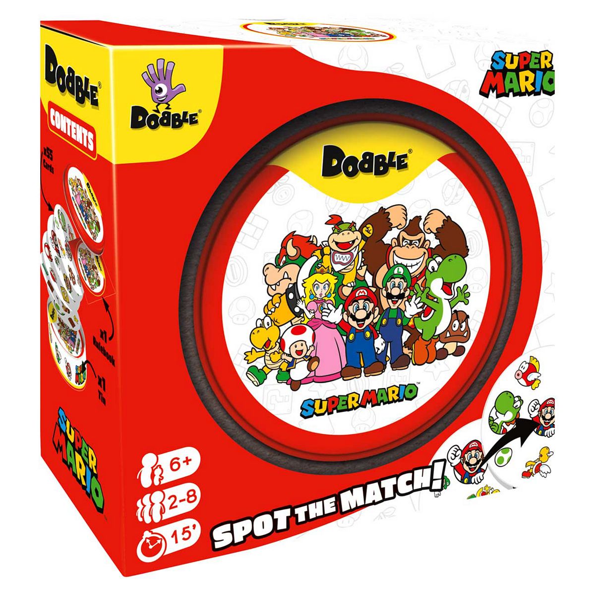 Asmodee Zygomatic Dobble Game Super Mario