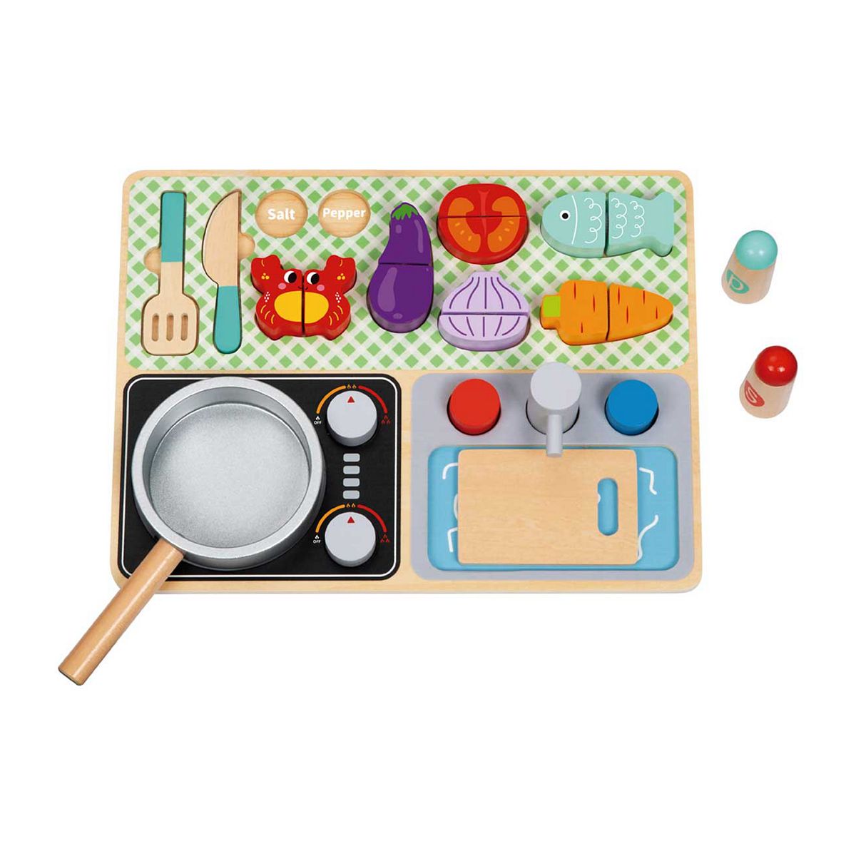 Tooky Toys Tooky Toy Kitchen Play Set