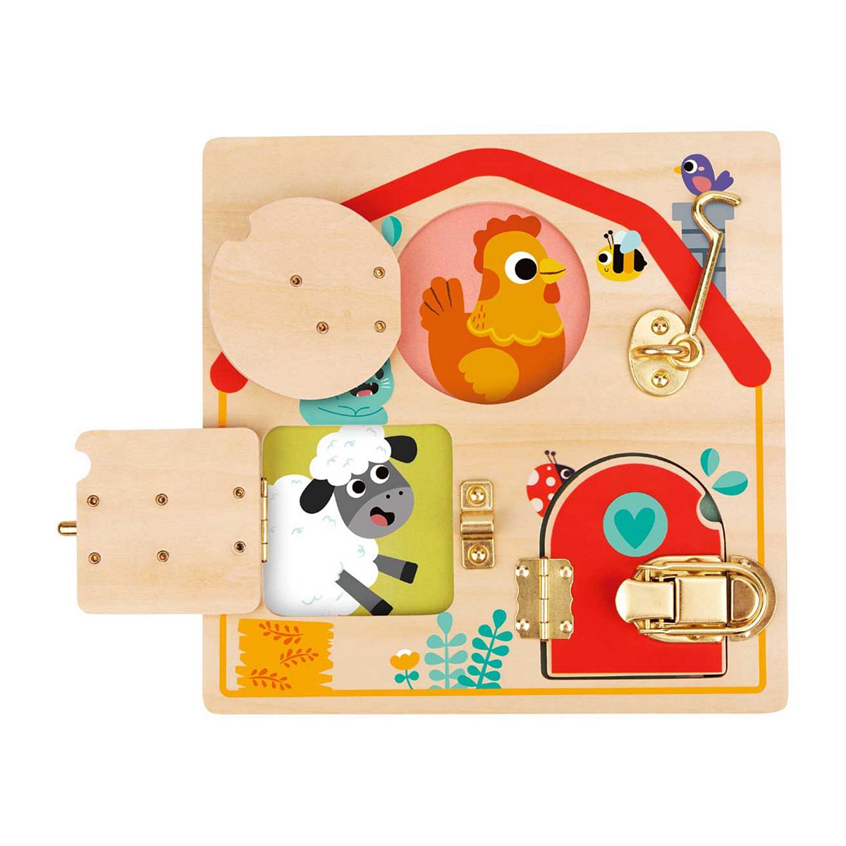Tooky Toys Tooky Toy Latches Activity Board