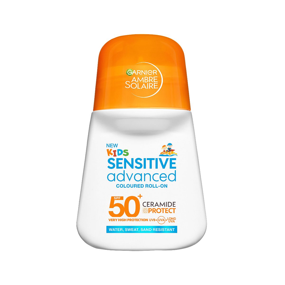 Garnier Ambre Solaire Sensitive Advanced Kids Colored Roll-On Spf50 50Ml​