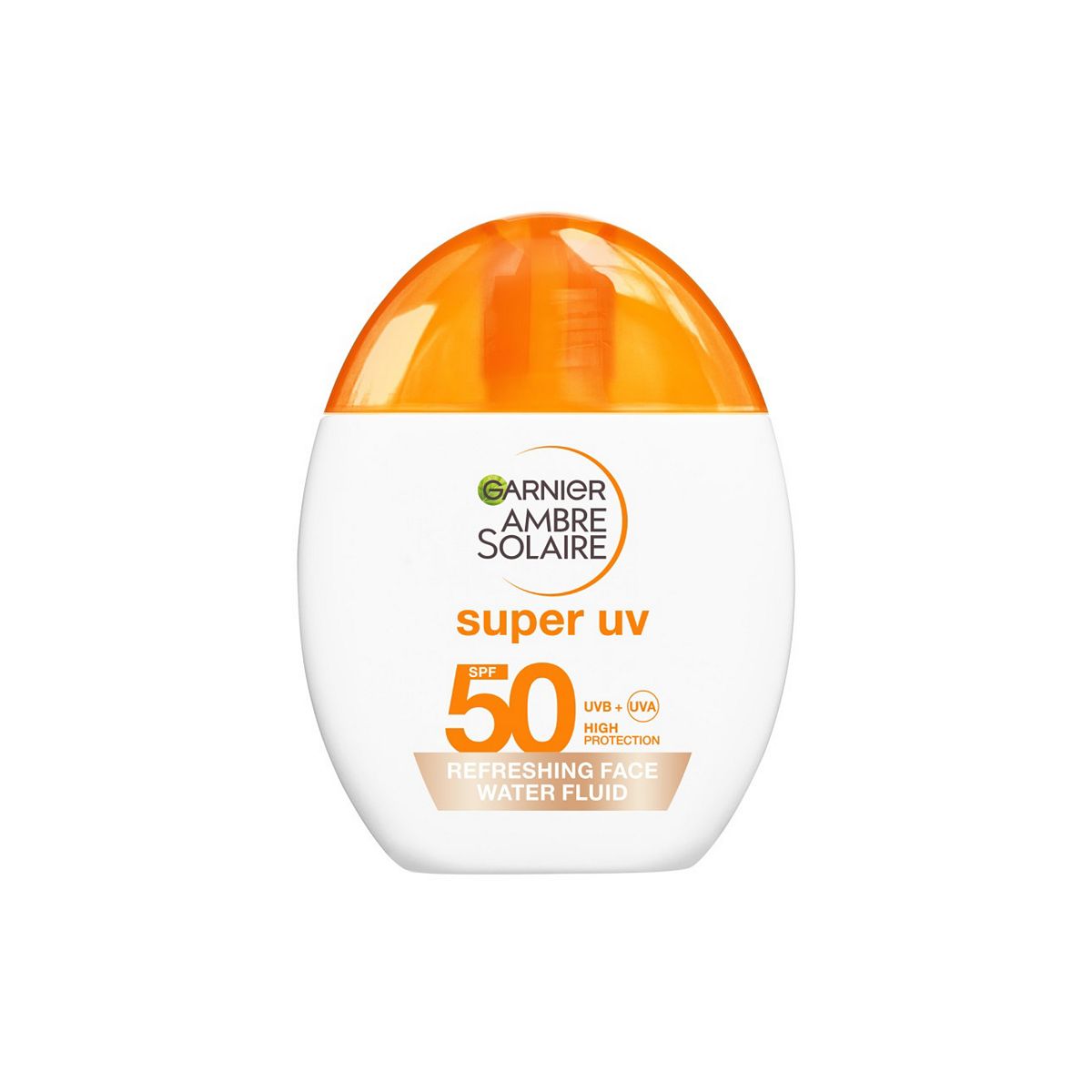 Garnier Ambre Solaire Super Uv Face Spf50 Refreshing Water Sun Protection Fluid Glow​ 40ml