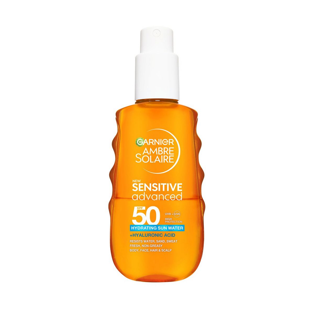 Garnier Ambre Solaire Sensitive Advanced Spf50 Hydrating Sun Protection Water 150Ml