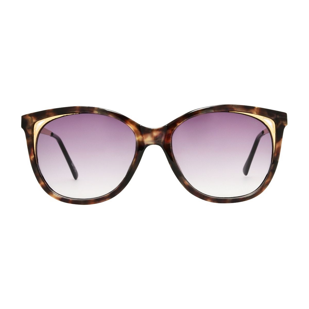 Suuna Sunglasses Brown Tort With Gold Trims Multicolor