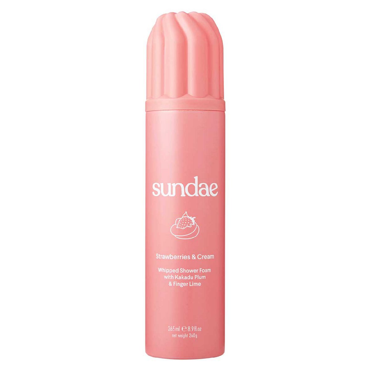 Sundae Strawberries & Cream Whipped Shower Foam 265ml