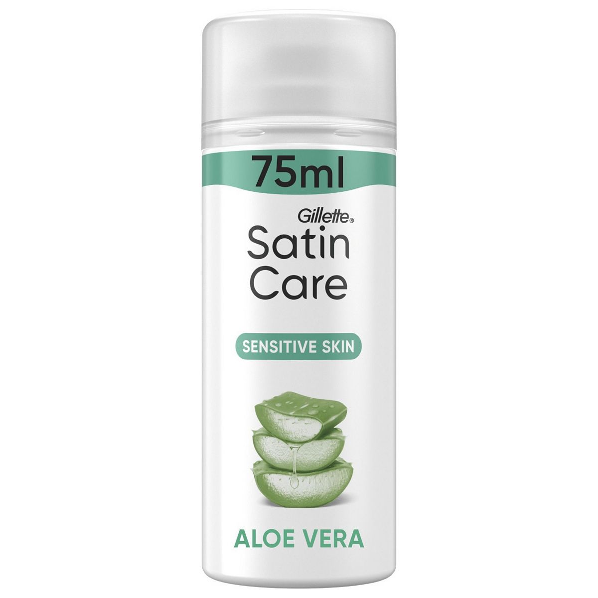Gillette Satin Care Women's Travel Size Shave Gel Aloe Vera Glide 75ml
