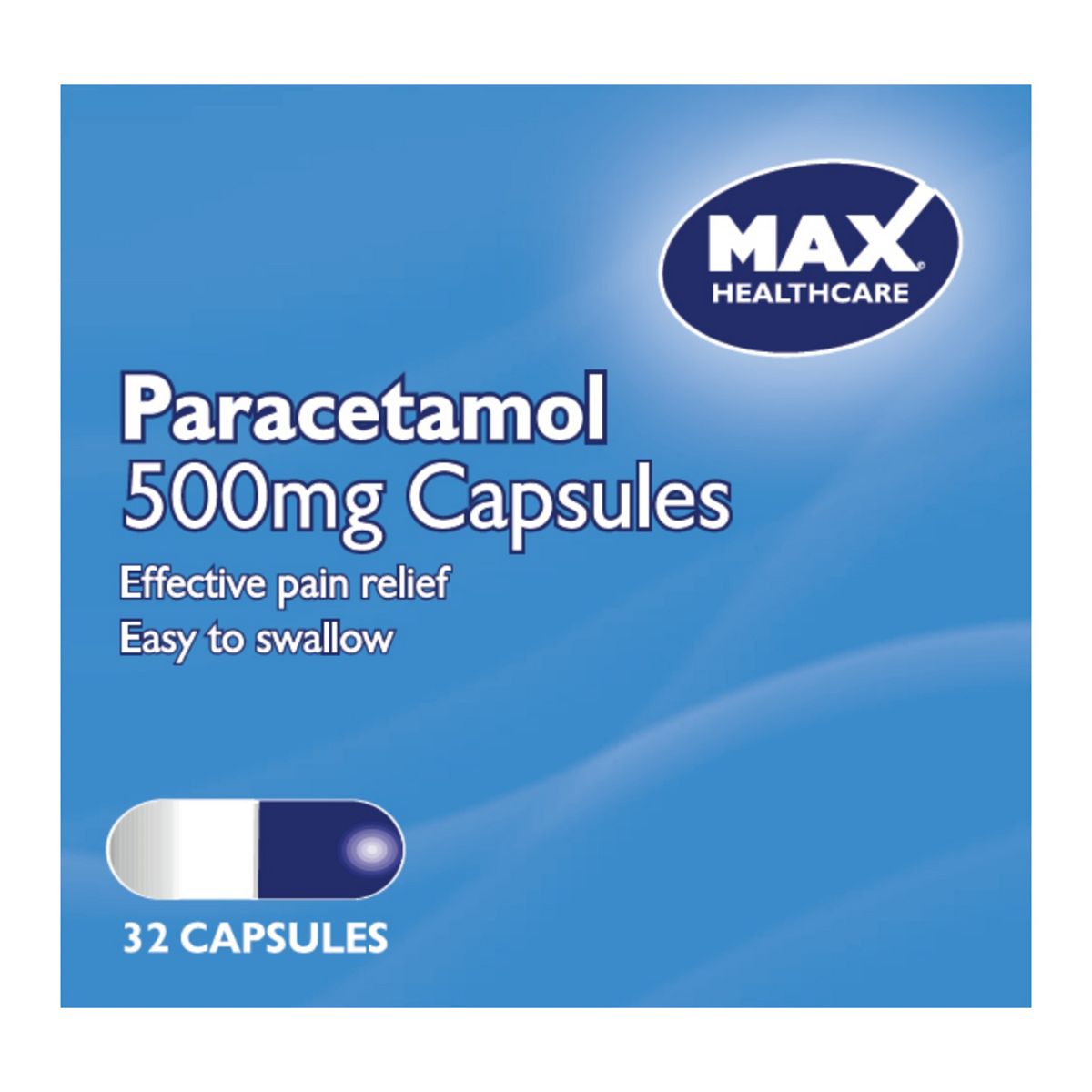   Max Healthcare Paracetamol 500Mg Capsules – 32