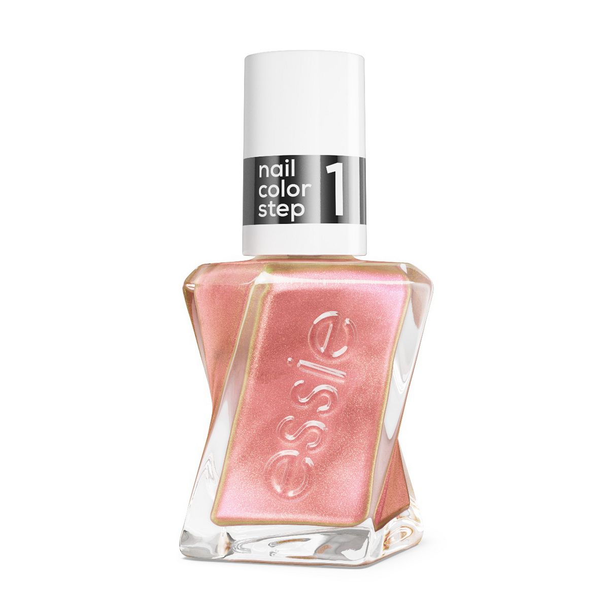 Essie Gel By Gel-Like Nail Polish, Up To 15 Days Of Wear, No Uv Light, Frost Yourself Metallic Blush Pink 13.5ml