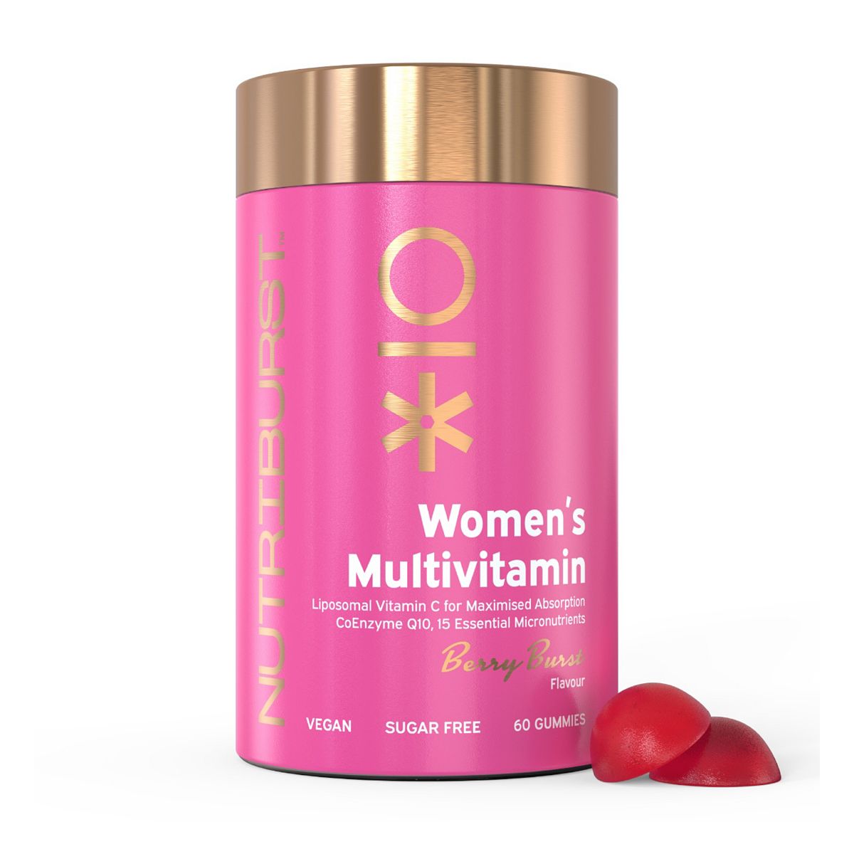 Nutriburst Women's Multivitamin Vitamin Gummies Berry Burst - 60