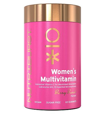Nutriburst Women's Multivitamin Vitamin Gummies Berry Burst - 60 Gummies