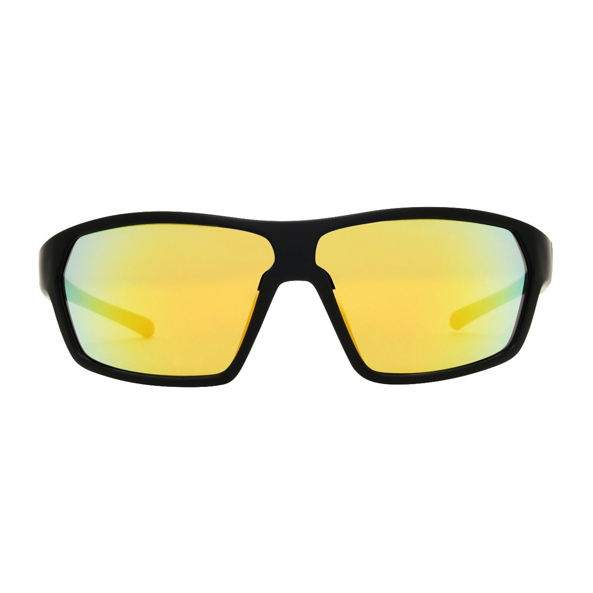   Active Sunglasses Darky Navy Blue Wrap With Orange Mirror Multicolor