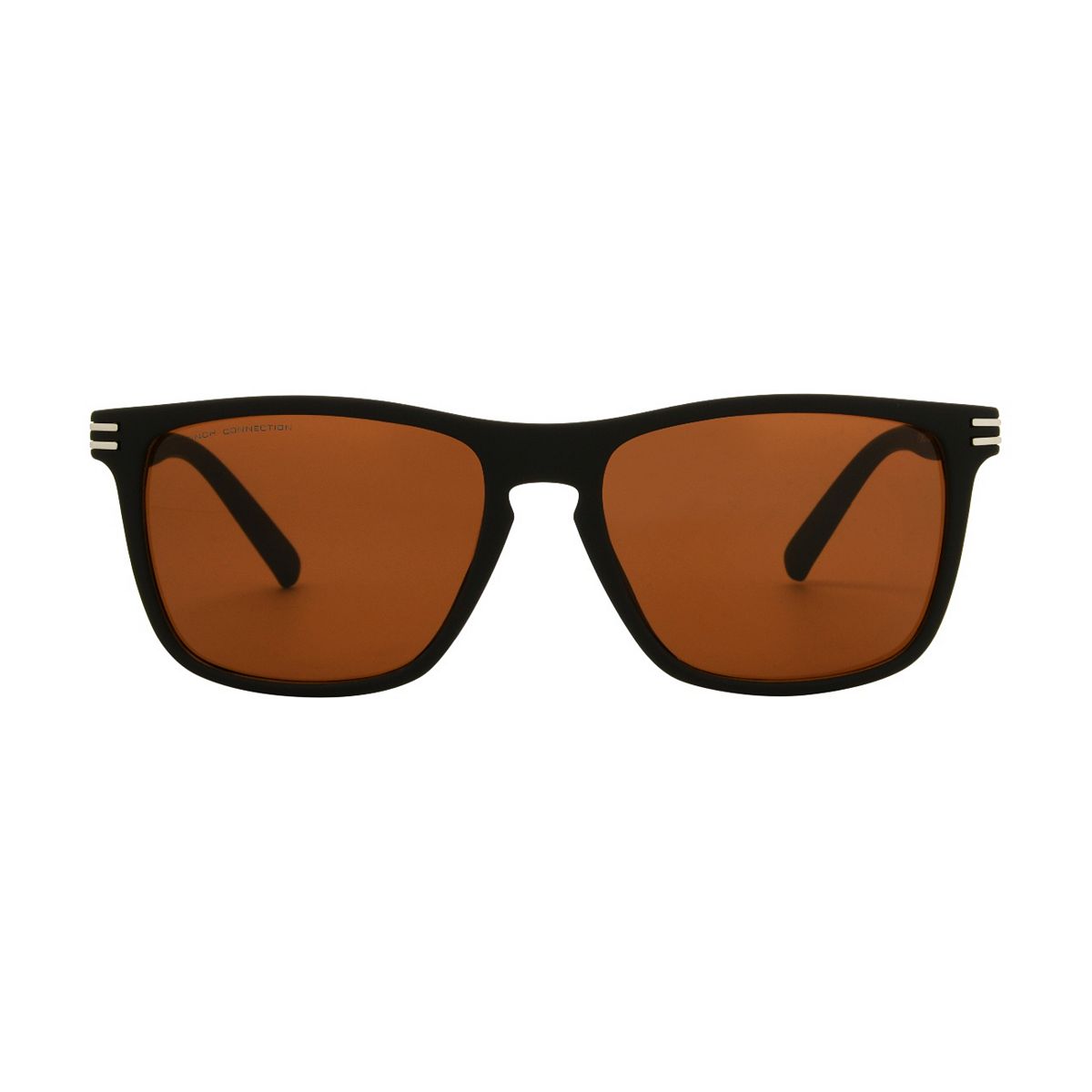 French Connection Men's Sunglasses, 1 Pair Matt Dark Ground Coffee In Rubber Finish Multicolor