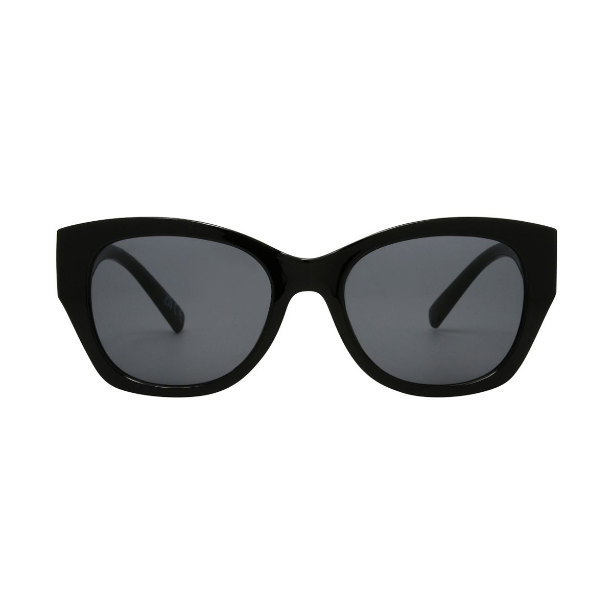 Lipsy Sunglasses Shiny Black Pair Multicolor
