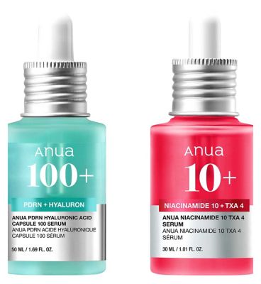 Anua TXA + Niacinamide And PDRN + Hyaluronic Acid Serum Bundle