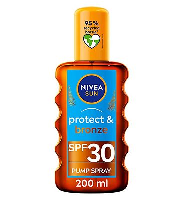 NIVEA SUN Protect & Bronze Tan Activating Sun Oil SPF30 200ml