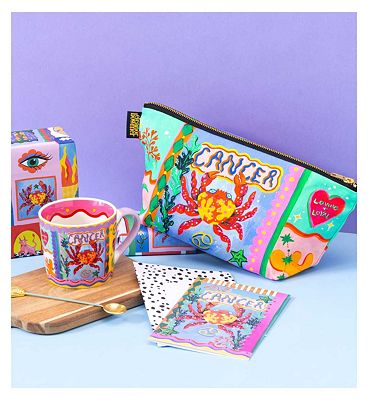 Eleanor Bowmer Cancer Zodiac Mug And Zip Bag Set