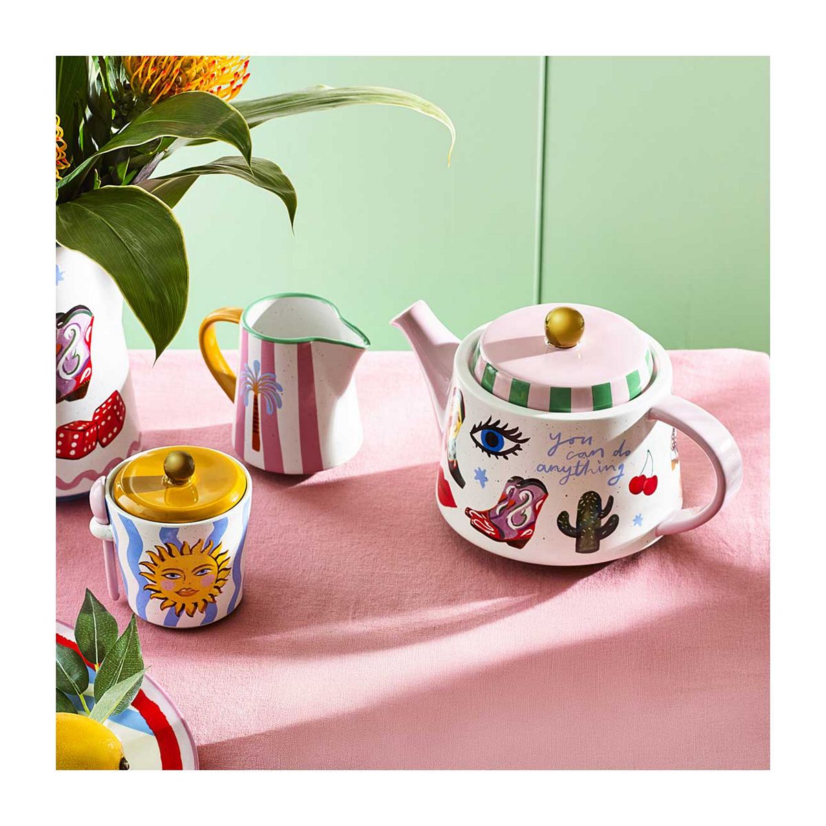 Eleanor Bowmer Electric Coast Desert Icon Tea Set - 3 Piece