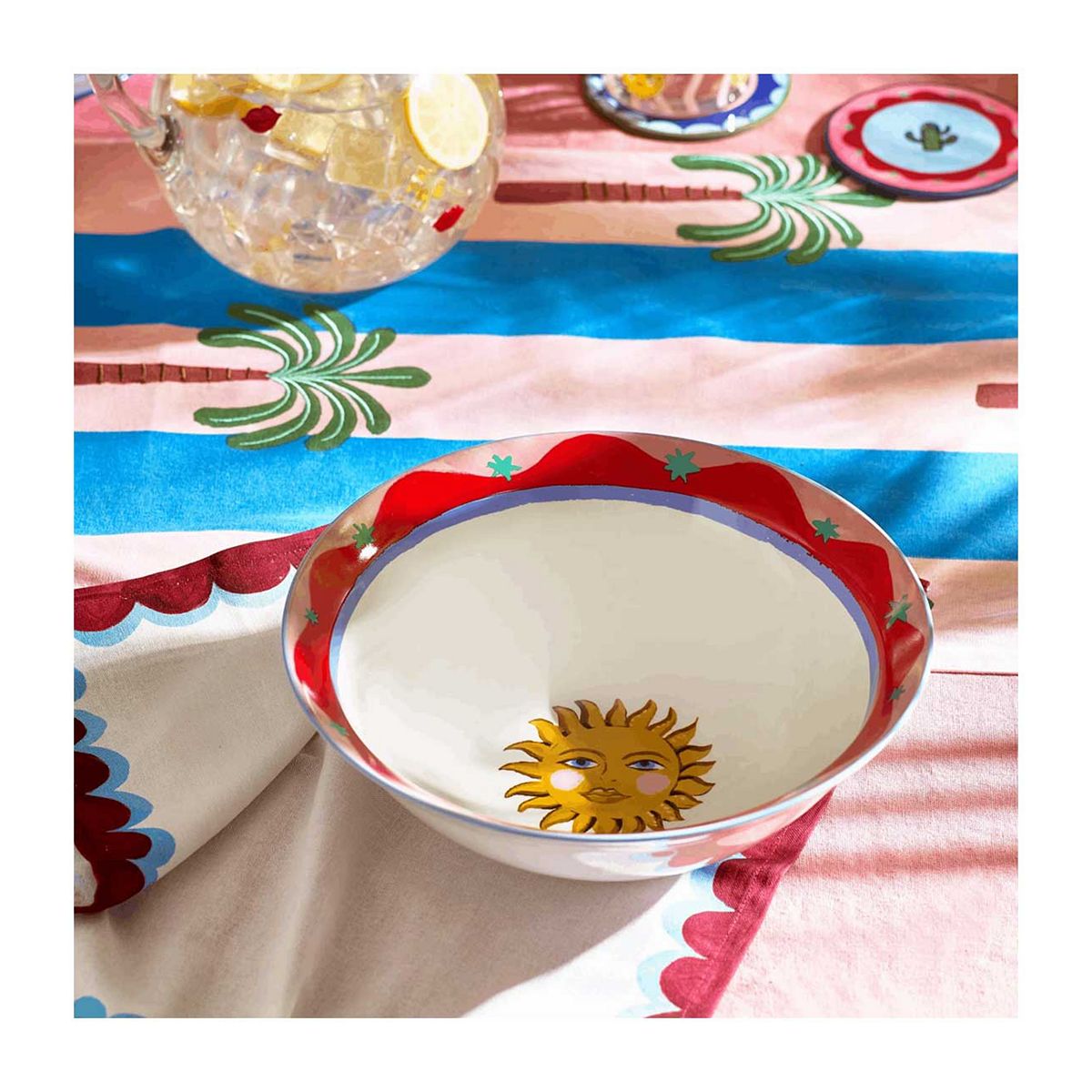 Eleanor Bowmer Electric Coast Sun Serve Bowl - Set Of 2