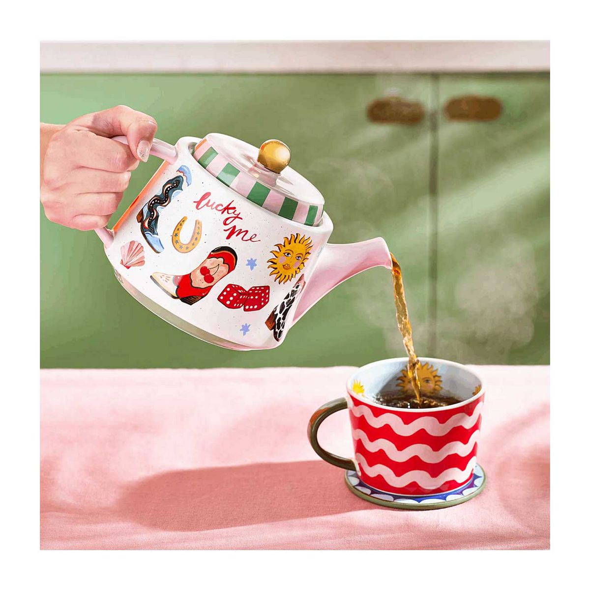 Eleanor Bowmer Electric Coast Desert Icon Teapot
