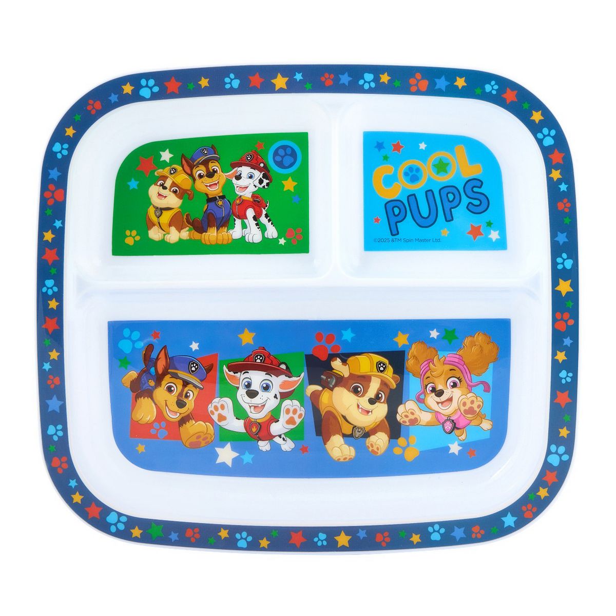Paw Patrol Play Polypropylene Divided Plate